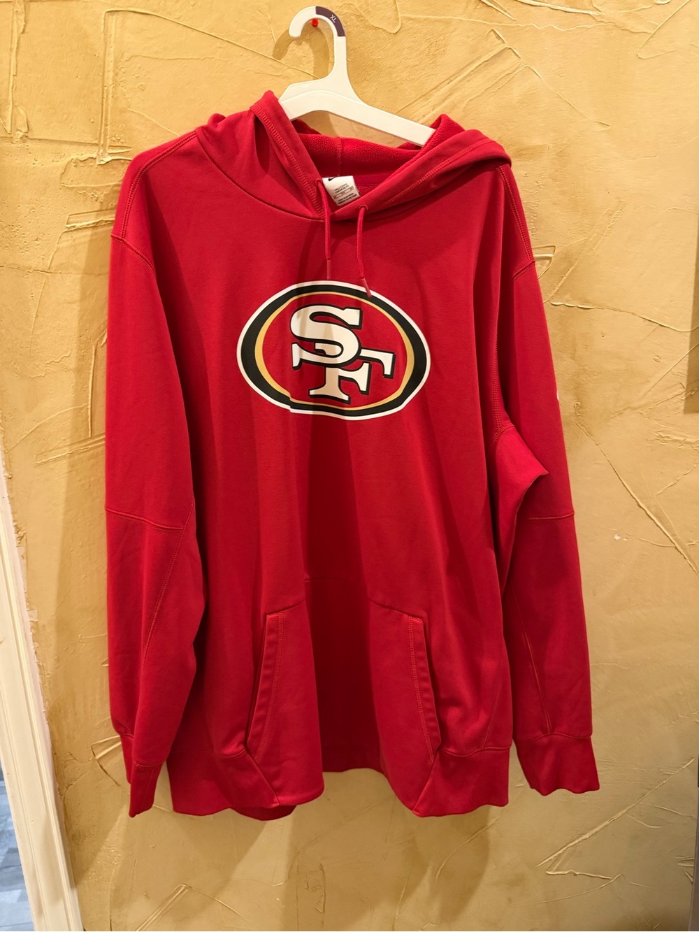 Nike Red Crewneck Hoodie with SF Logo